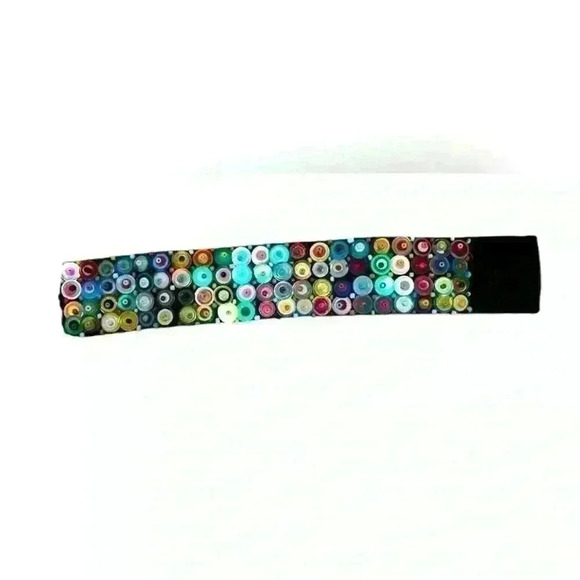 Women’s multicolor sequin bracelet - Picture 2 of 6
